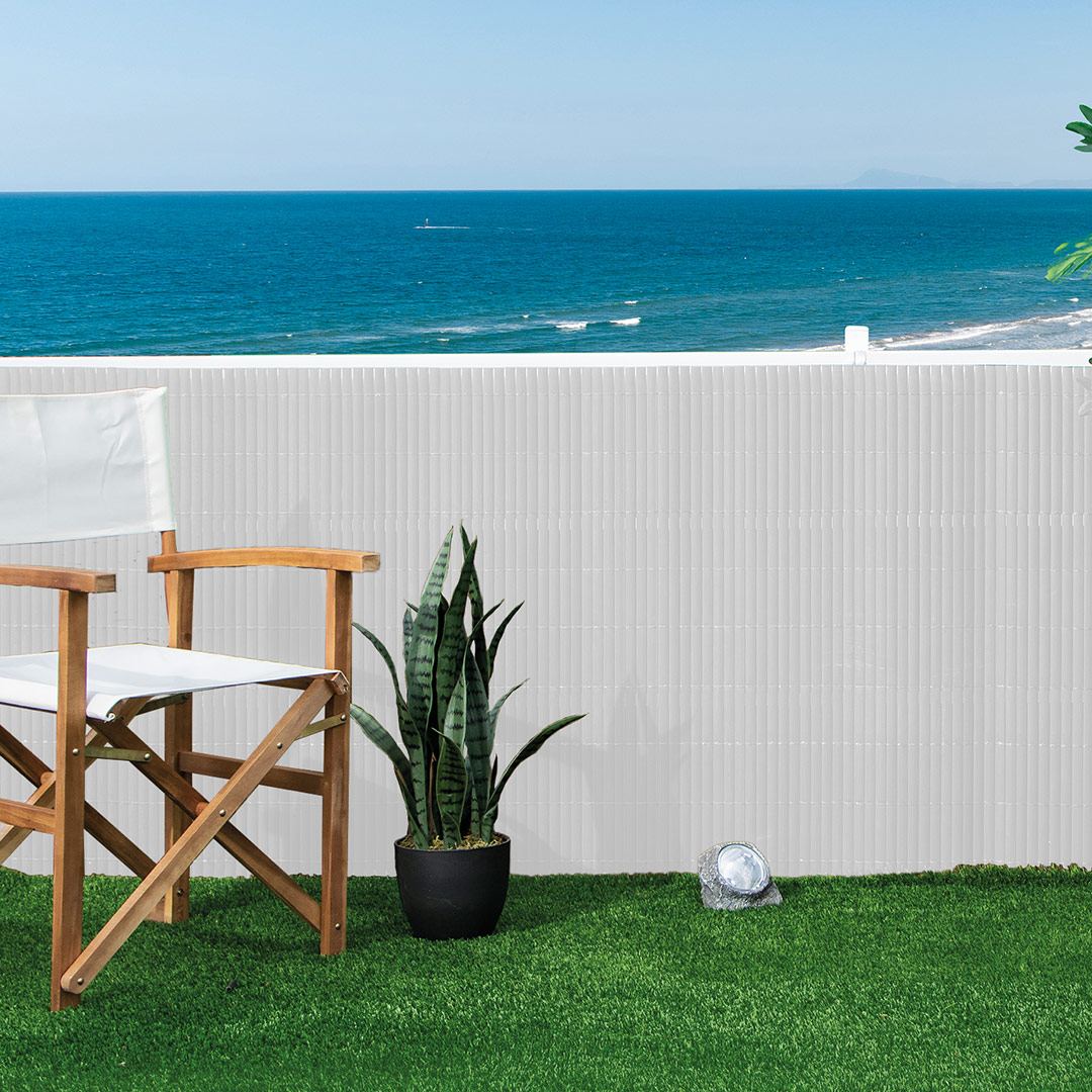 Cañizo PVC 20 mm doble cara blanco (Recycane 20)