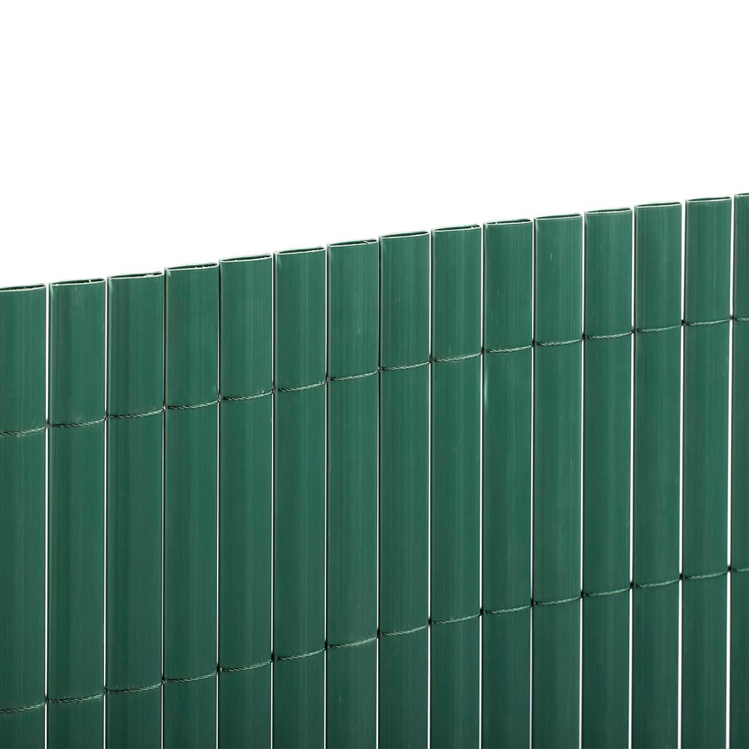 Cañizo PVC 20 mm doble cara verde (Recycane 20) - Imagen 2