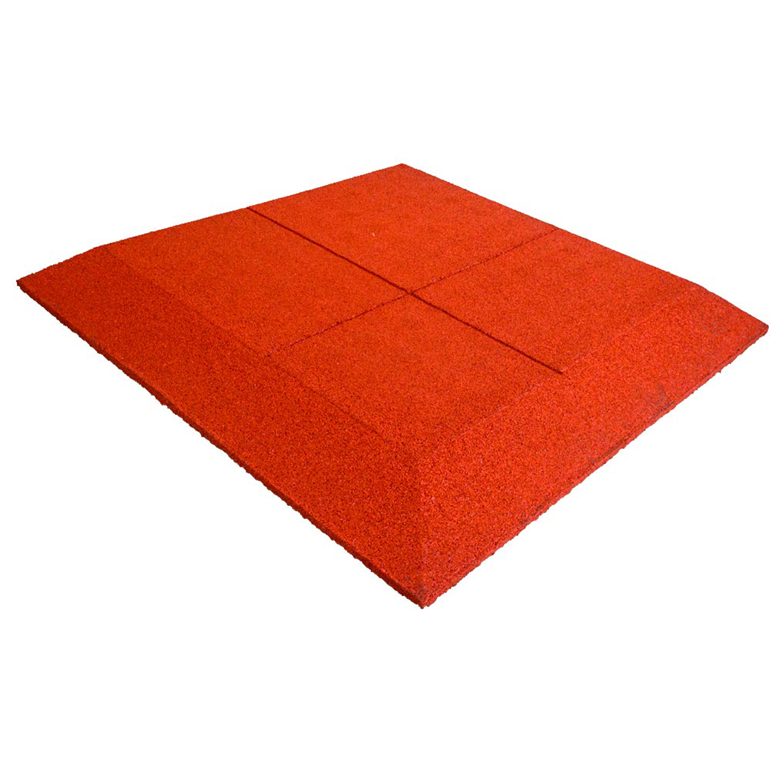 Losas doble bisel rojo